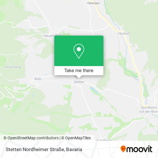 Stetten Nordheimer Straße map