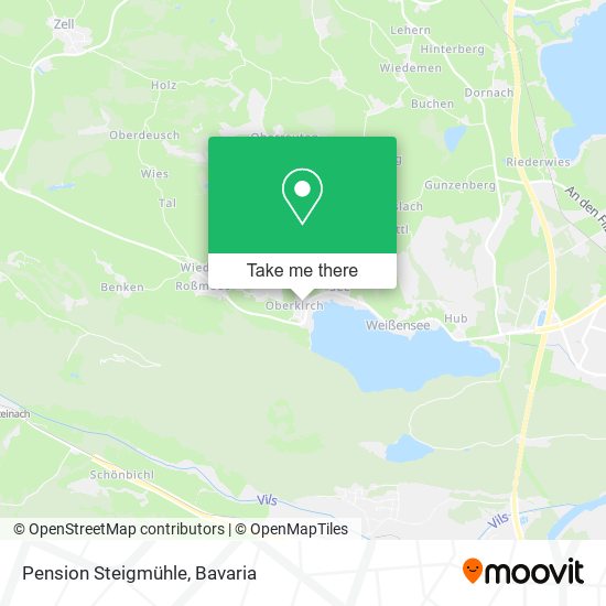 Pension Steigmühle map