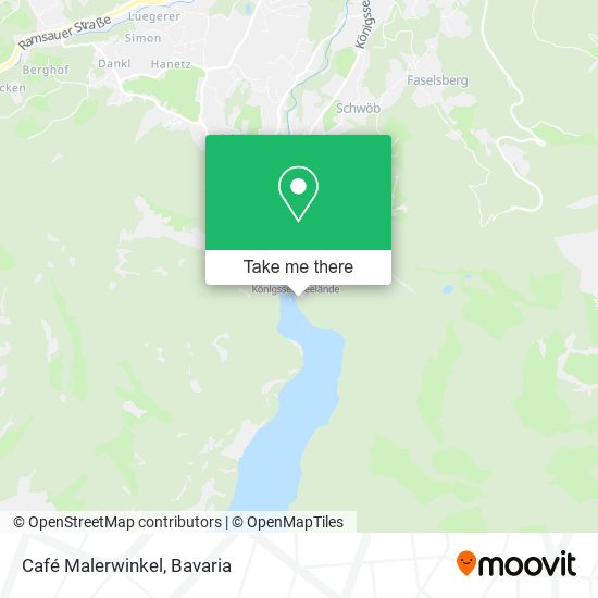 Café Malerwinkel map