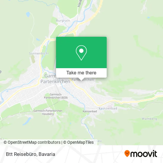 Карта Btt Reisebüro