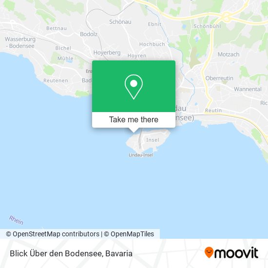 Blick Über den Bodensee map