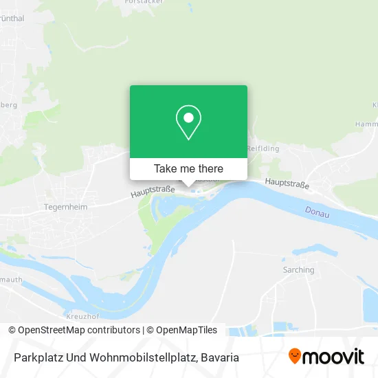 Карта Parkplatz Und Wohnmobilstellplatz
