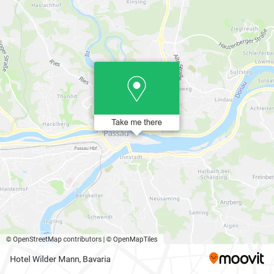 Карта Hotel Wilder Mann