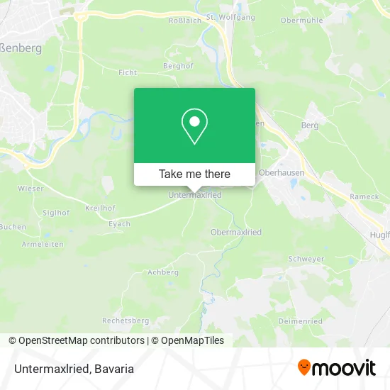 Карта Untermaxlried