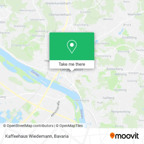 Карта Kaffeehaus Wiedemann