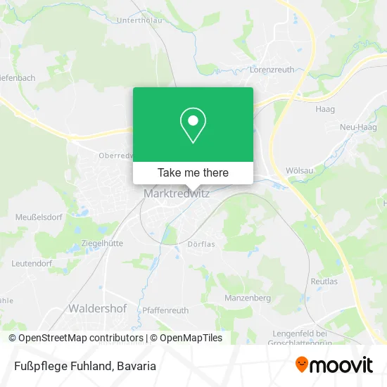 Карта Fußpflege Fuhland