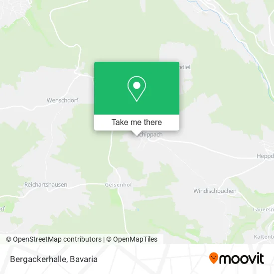 Карта Bergackerhalle