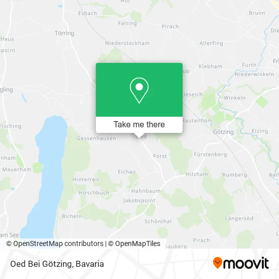 Карта Oed Bei Götzing