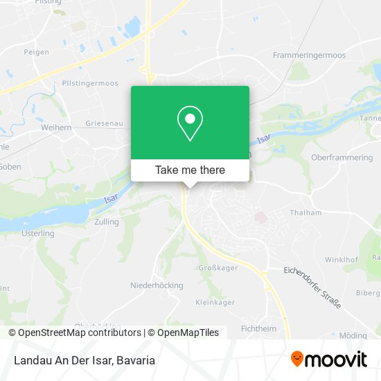 Landau An Der Isar map