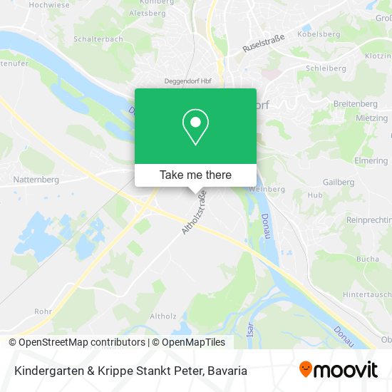 Kindergarten & Krippe Stankt Peter map