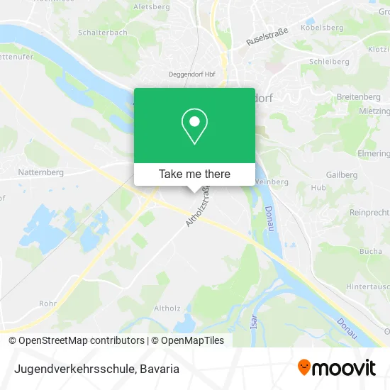 Карта Jugendverkehrsschule