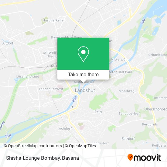 Shisha-Lounge Bombay map