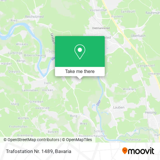 Карта Trafostation Nr. 1489