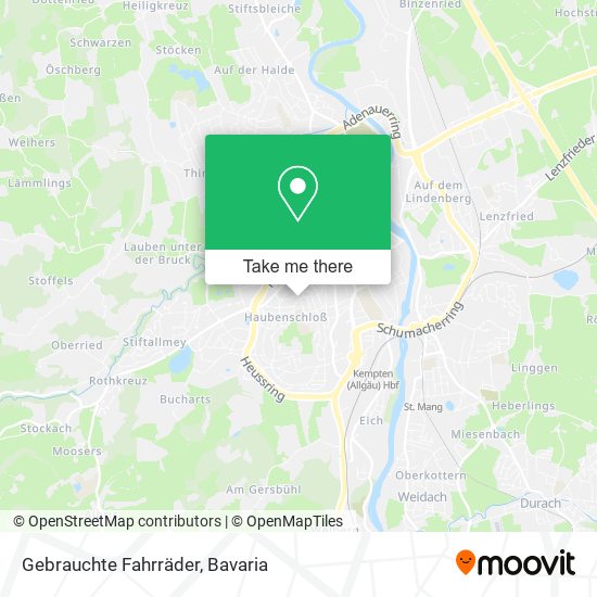 Gebrauchte Fahrräder map