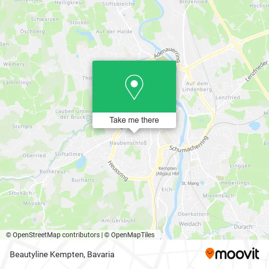 Карта Beautyline Kempten