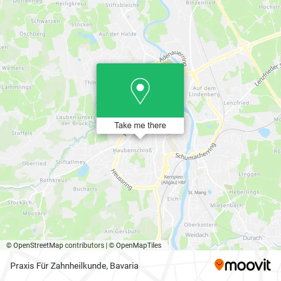 Карта Praxis Für Zahnheilkunde