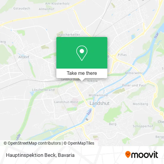 Карта Hauptinspektion Beck