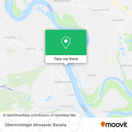 Obermotzinger Altwasser map