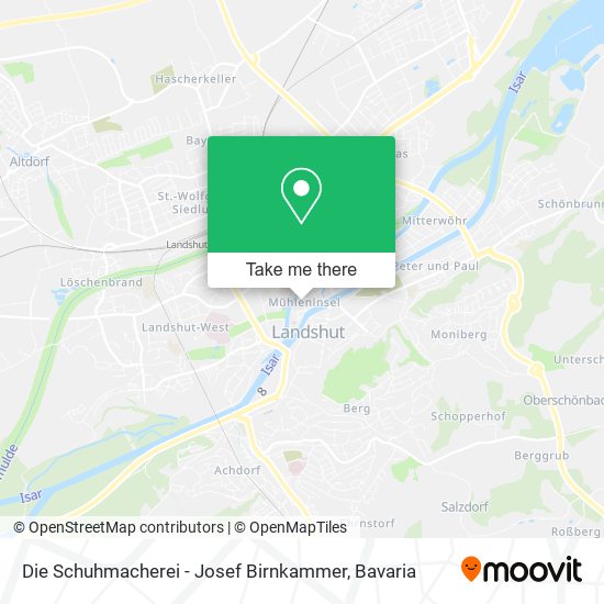 Die Schuhmacherei - Josef Birnkammer map