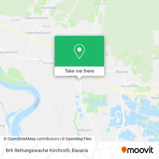 Карта Brk Rettungswache Kirchroth