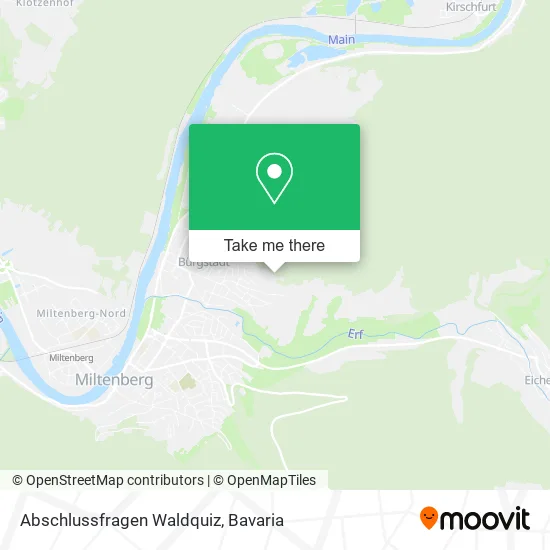 Карта Abschlussfragen Waldquiz
