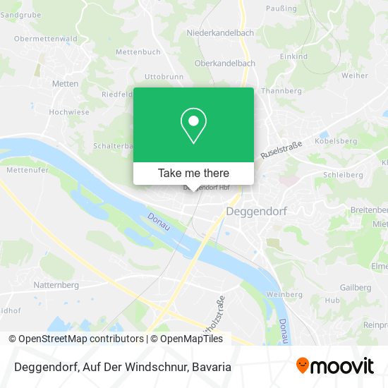 Deggendorf, Auf Der Windschnur map