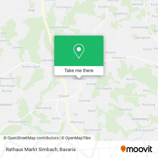 Rathaus Markt Simbach map
