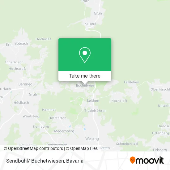 Карта Sendbühl/ Buchetwiesen