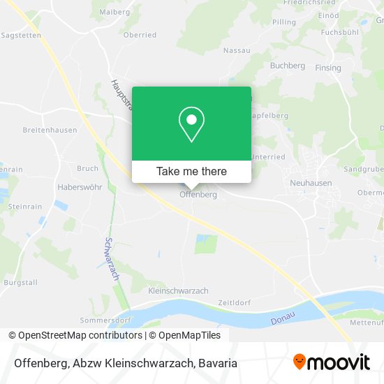 Карта Offenberg, Abzw Kleinschwarzach
