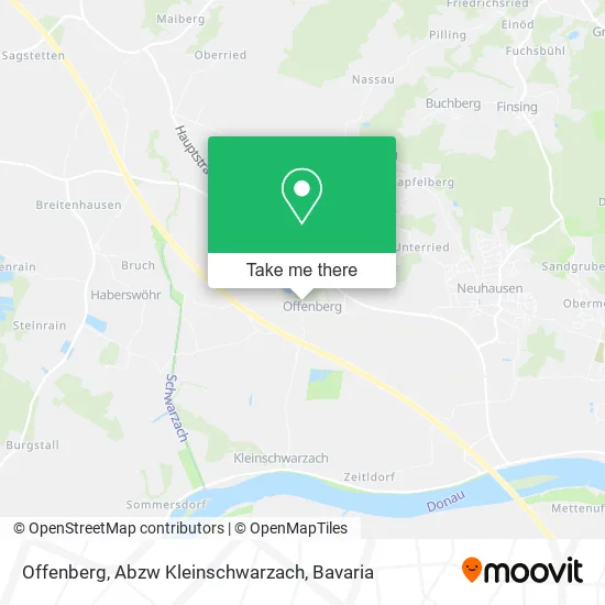 Карта Offenberg, Abzw Kleinschwarzach