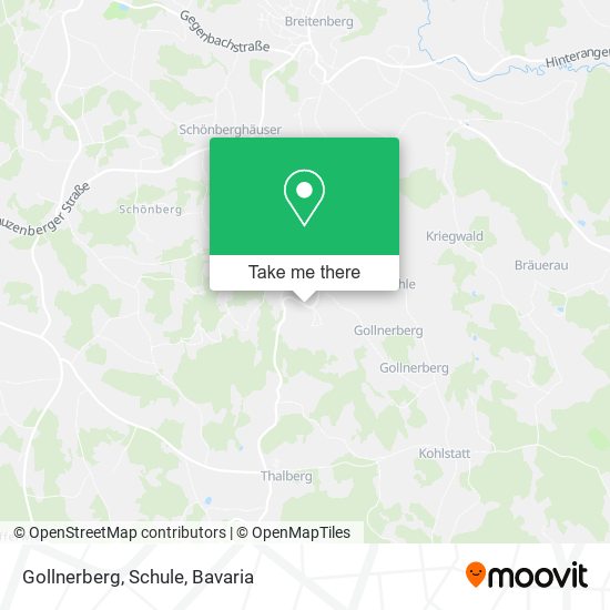 Gollnerberg, Schule map