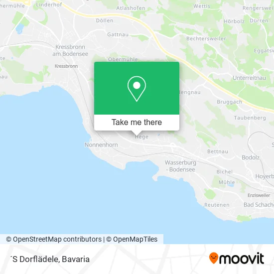 Карта ´S Dorflädele