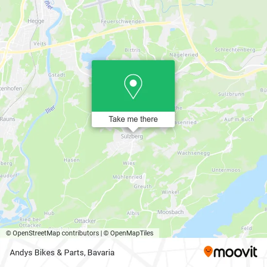 Карта Andys Bikes & Parts