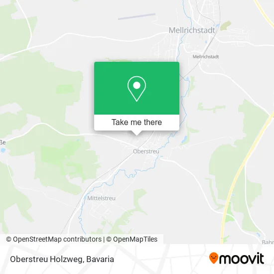 Карта Oberstreu Holzweg