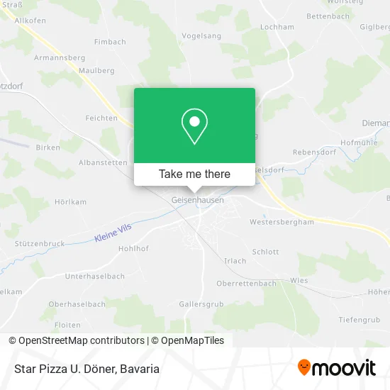 Карта Star Pizza U. Döner