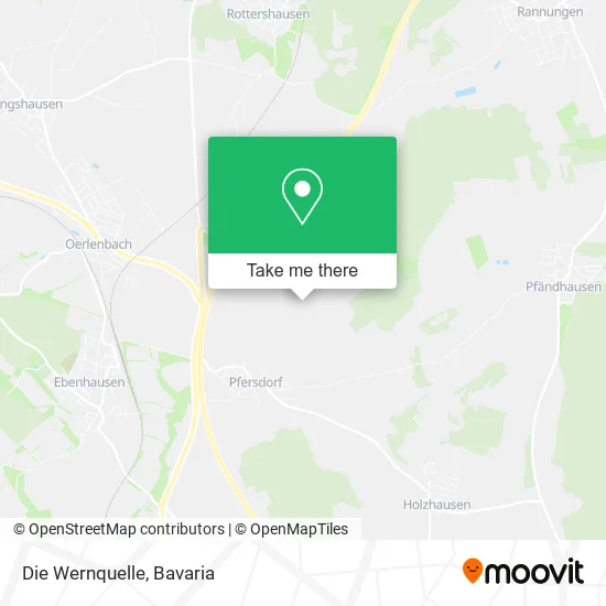 Карта Die Wernquelle