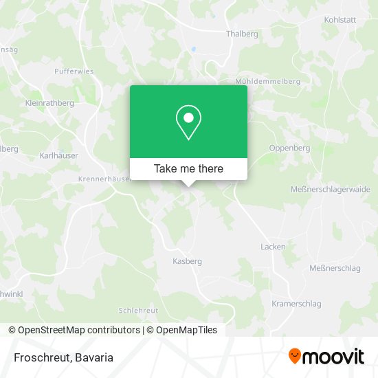 Froschreut map