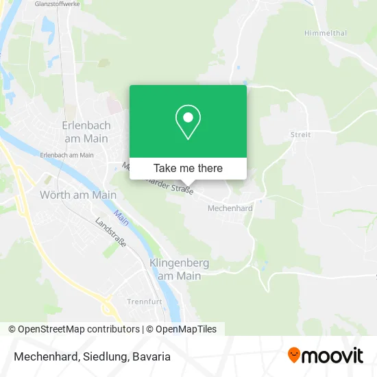 Карта Mechenhard, Siedlung