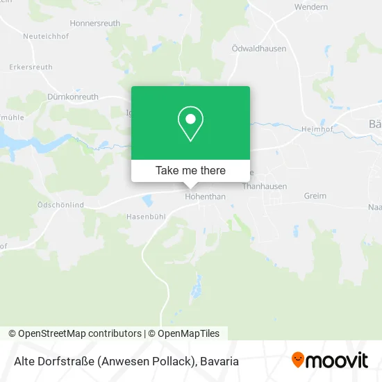 Карта Alte Dorfstraße (Anwesen Pollack)