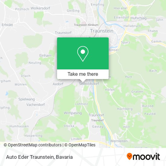 Карта Auto Eder Traunstein