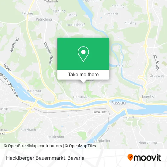 Карта Hacklberger Bauernmarkt