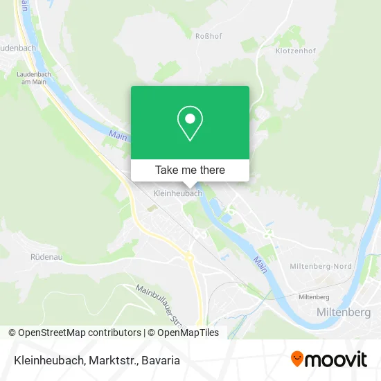 Карта Kleinheubach, Marktstr.