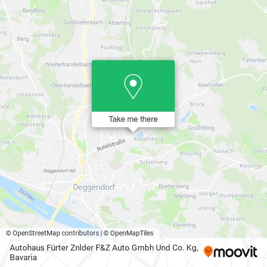 Autohaus Fürter Znlder F&Z Auto Gmbh Und Co. Kg map