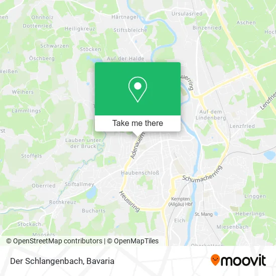 Карта Der Schlangenbach