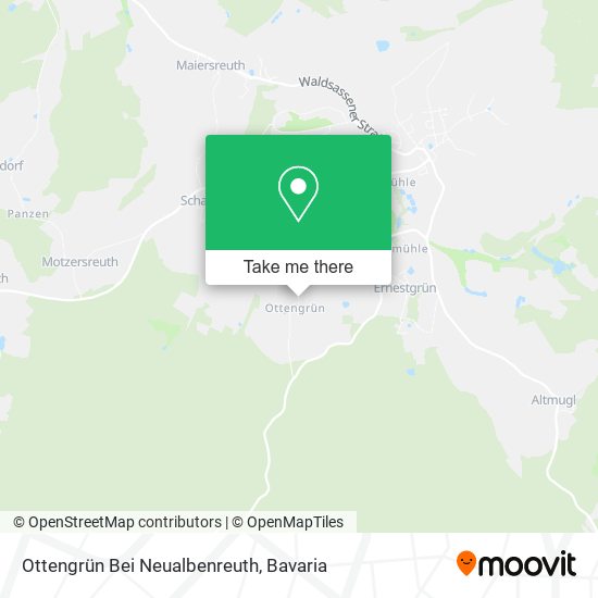 Ottengrün Bei Neualbenreuth map