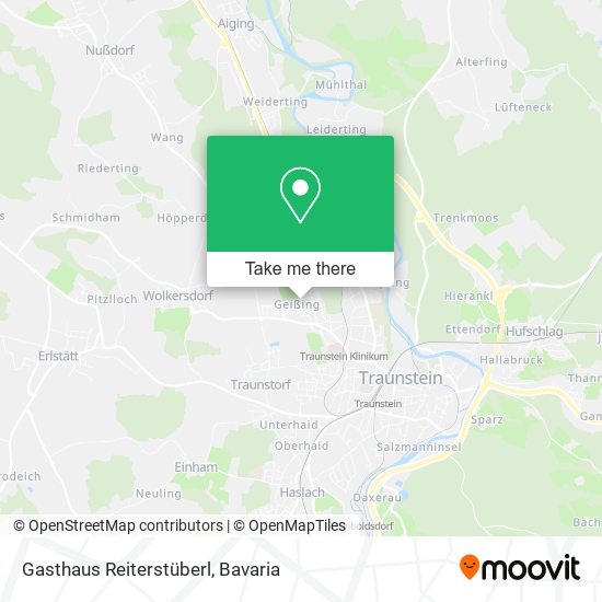 Gasthaus Reiterstüberl map
