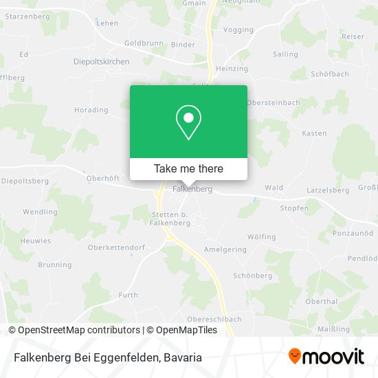 Falkenberg Bei Eggenfelden map