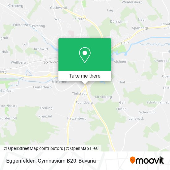 Eggenfelden, Gymnasium B20 map