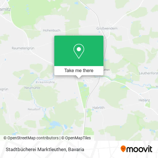Карта Stadtbücherei Marktleuthen