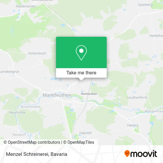 Карта Menzel Schreinerei